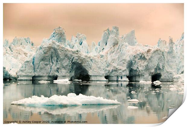 Greenland berg. Print by Ashley Cooper