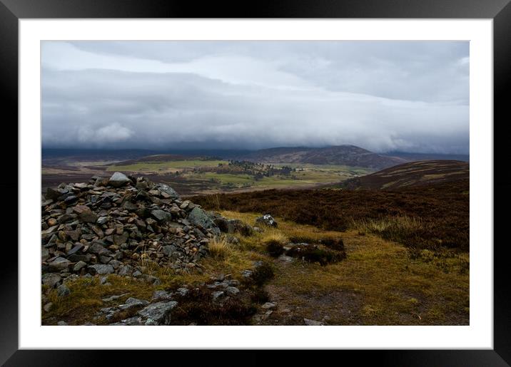 Rolling Mist Scotland November Framed Mounted Print by Jacqi Elmslie