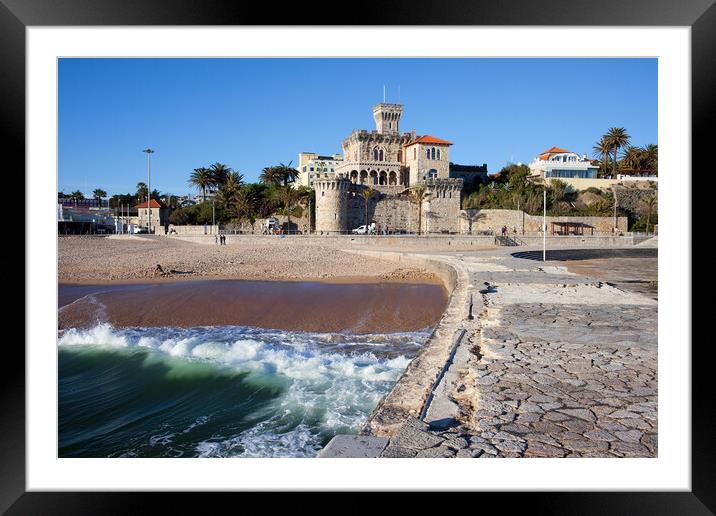 Resort Town of Estoril in Portugal Framed Mounted Print by Artur Bogacki