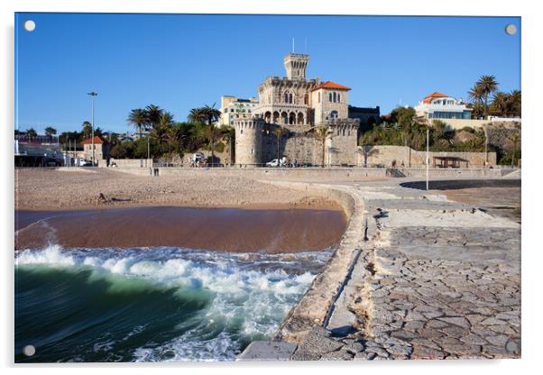 Resort Town of Estoril in Portugal Acrylic by Artur Bogacki