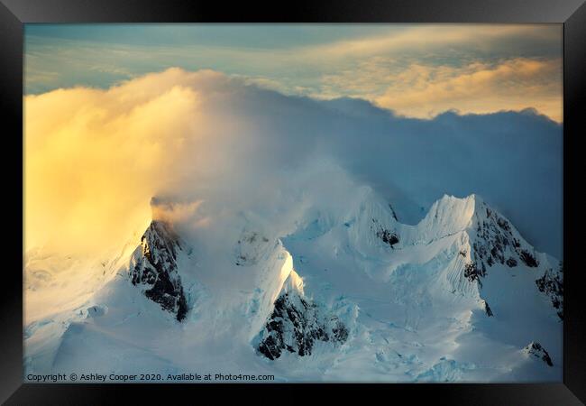 Sublime peak. Framed Print by Ashley Cooper