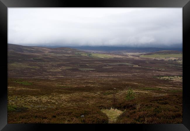 November Fog Highlands of Scotland Framed Print by Jacqi Elmslie