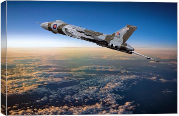 XH558 Queen of the Skies Canvas Print by David Stanforth