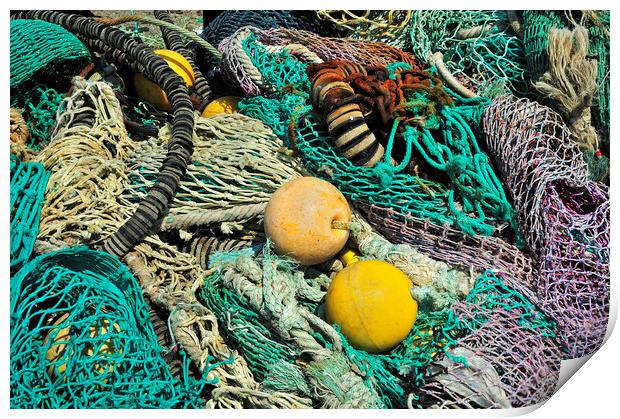 Fishing Nets  Print by Arterra 