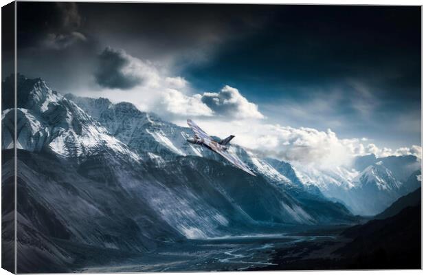 Vulcan Mountain Pass Canvas Print by J Biggadike