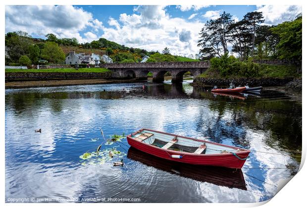 Cushendun,Co.Antrim,Northern Ireland Print by jim Hamilton