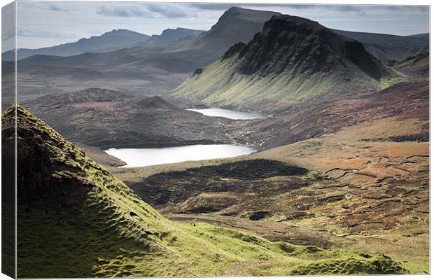 Quiraing - Cleat & Loch Cleat Canvas Print by Steve Glover