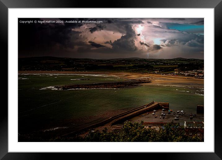 Storm On The Mount Framed Mounted Print by Nigel Hatton