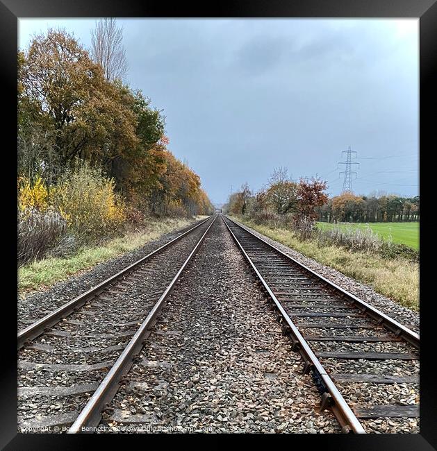 Storeton, Wirral Abandoned Railway Framed Print by David Bennett