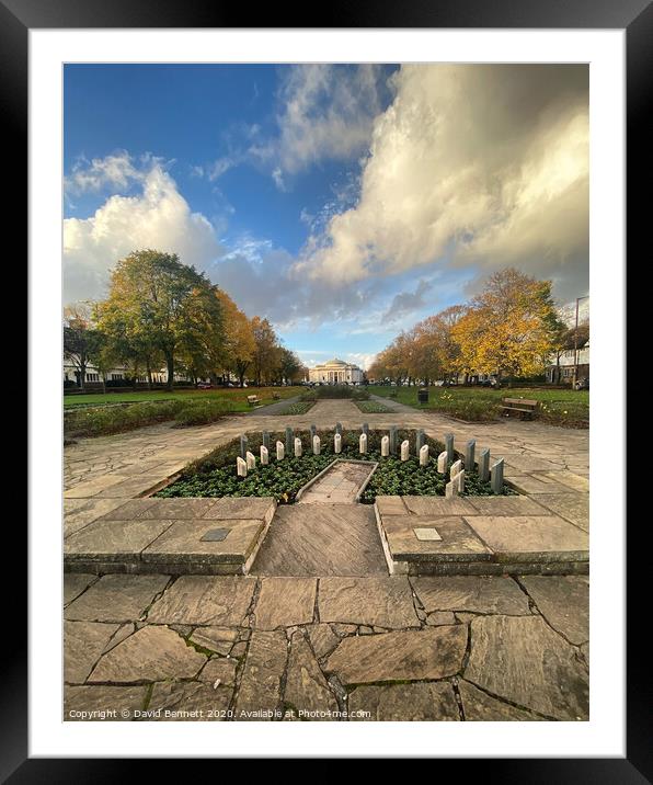 Port Sunlight, Lady Lever Art Gallery, Wirral Framed Mounted Print by David Bennett