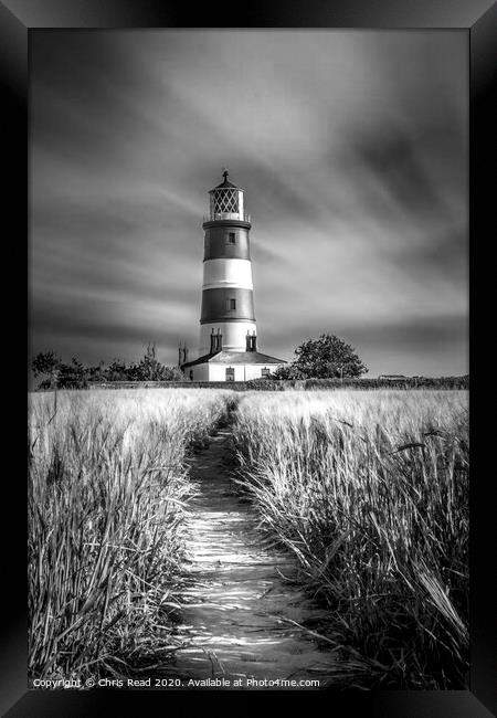 Happisburgh Lighthouse Framed Print by Chris Read