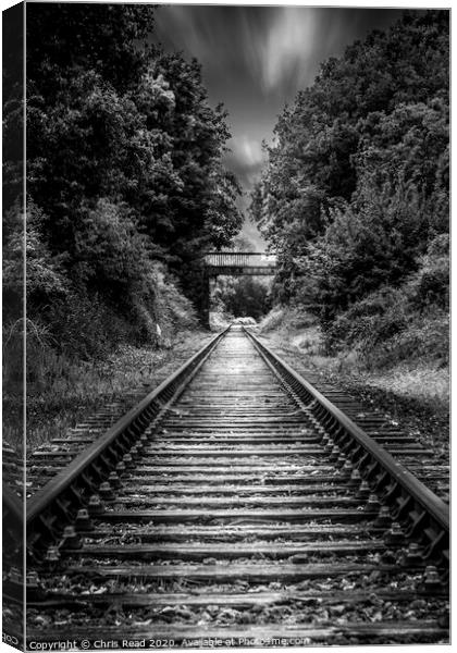 Outdoor railway Canvas Print by Chris Read