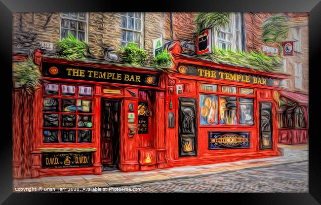 Temple Bar Pub, Dublin Framed Print by Brian Tarr