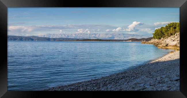 Vaja Bay panorama Framed Print by Jason Wells