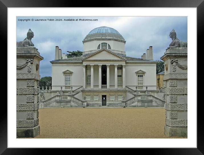 Chiswick House. Chiswick, London Framed Mounted Print by Laurence Tobin