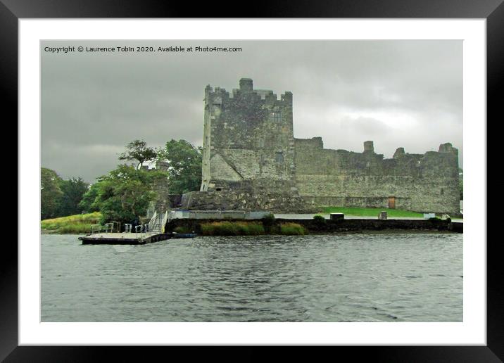 Ross Castle. Lough Leane, Ireland Framed Mounted Print by Laurence Tobin