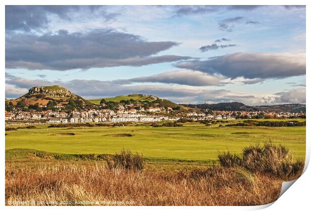 The View Over Conwy Golf Course Print by Ian Lewis