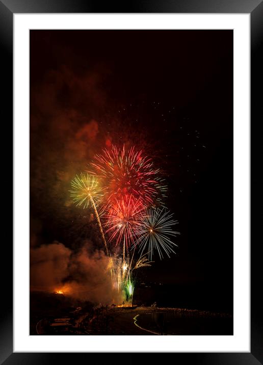 Fireworks  Framed Mounted Print by Phil Crean