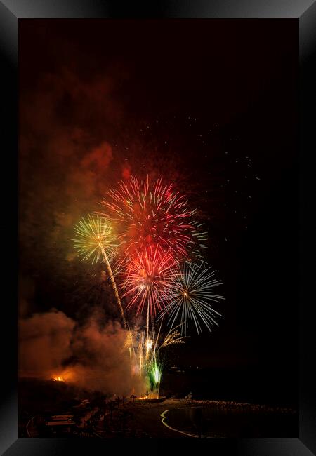 Fireworks  Framed Print by Phil Crean