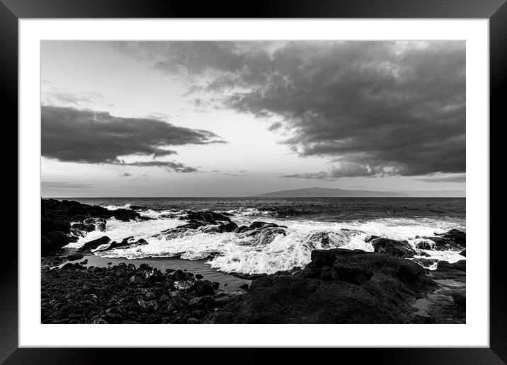 Incoming sea Framed Mounted Print by Phil Crean