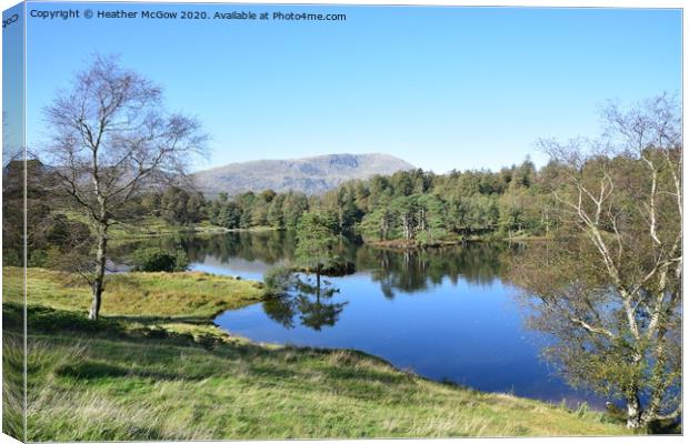 Tarn Hows - Lake District, Cumbria Canvas Print by Heather McGow