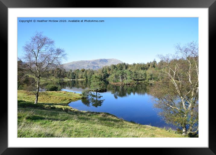 Tarn Hows - Lake District, Cumbria Framed Mounted Print by Heather McGow