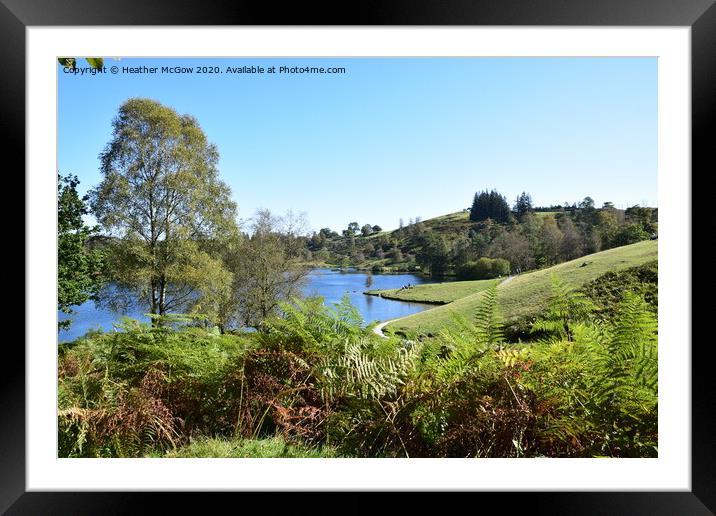 Tarn Hows, Lake District, Cumbria Framed Mounted Print by Heather McGow
