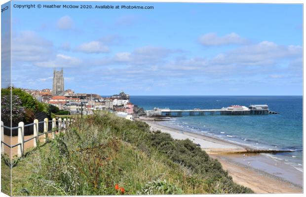 Cromer pier and seaview Canvas Print by Heather McGow