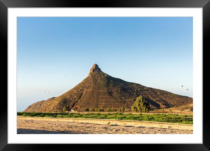 Rocky outcrop, Tenerife Framed Mounted Print by Phil Crean