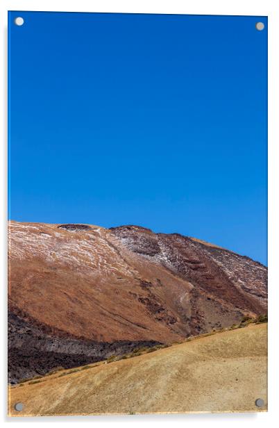 Tenerife volcanic landscape Acrylic by Phil Crean