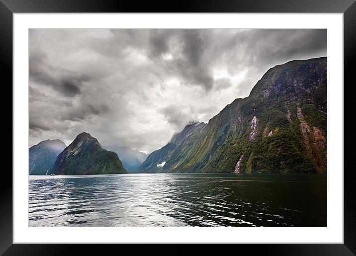 Milford Sound Framed Mounted Print by Stephen Mole