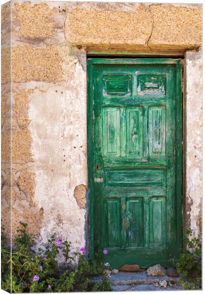 Old green door Canvas Print by Phil Crean
