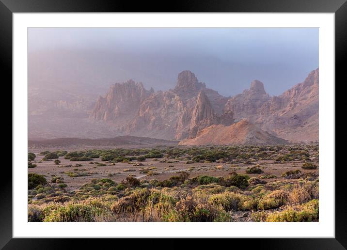 Misty mountain, Tenerife Framed Mounted Print by Phil Crean