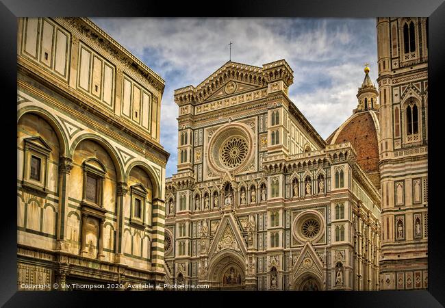 Florence Cathedral Framed Print by Viv Thompson