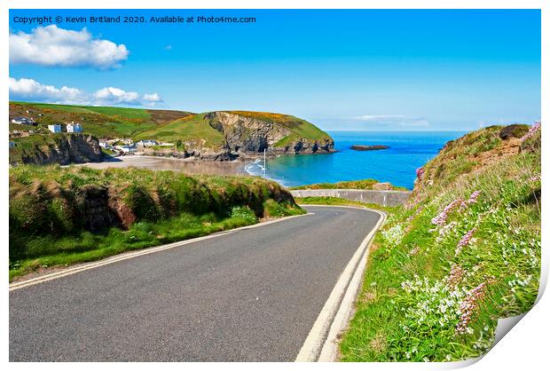 portreath cornwall Print by Kevin Britland