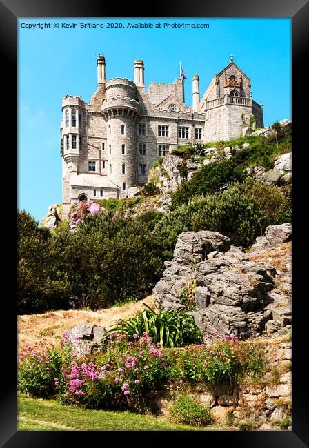 st michaels mount cornwall Framed Print by Kevin Britland