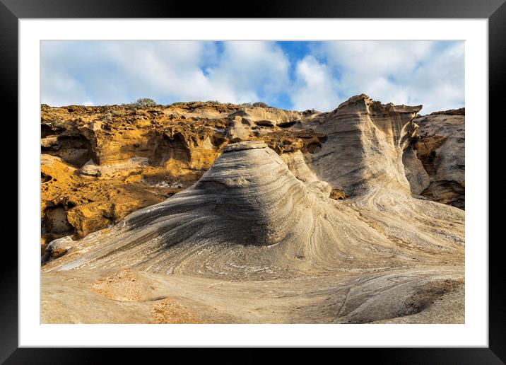 Wave rock, Tenerife Framed Mounted Print by Phil Crean
