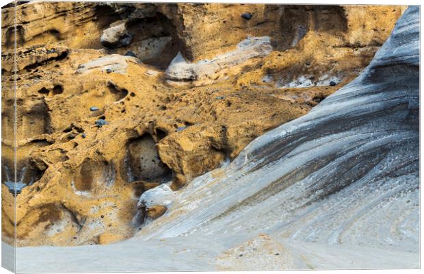 Abstract rockscape Canvas Print by Phil Crean