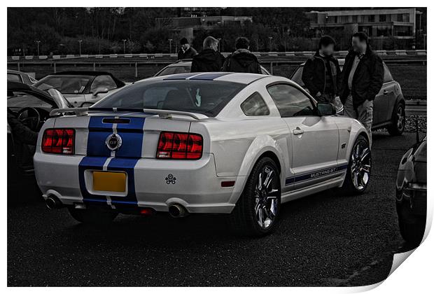 Ford Mustang GT Print by Phil Hall
