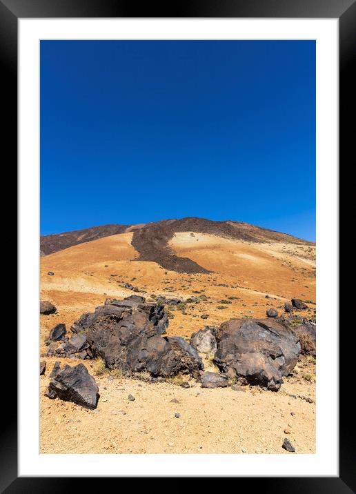 Volcano, Tenerife Framed Mounted Print by Phil Crean