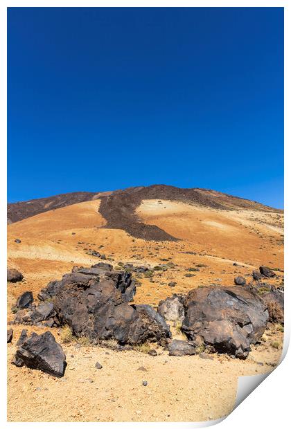 Volcano, Tenerife Print by Phil Crean