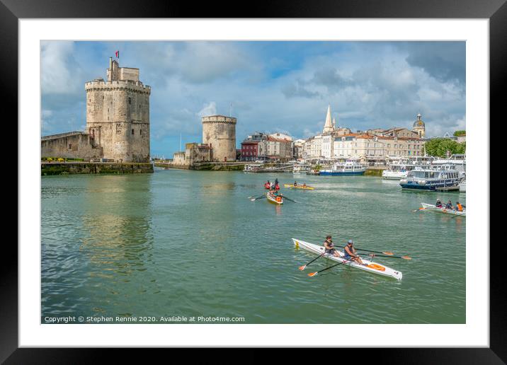 La Rochelle, Charente Maritime, France Framed Mounted Print by Stephen Rennie