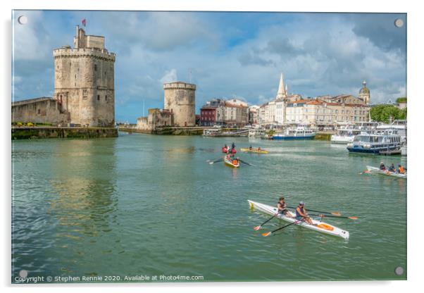 La Rochelle, Charente Maritime, France Acrylic by Stephen Rennie