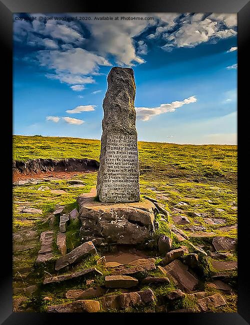 Little Tommy Jones Obelisk Brecon Beacons Framed Print by Joel Woodward