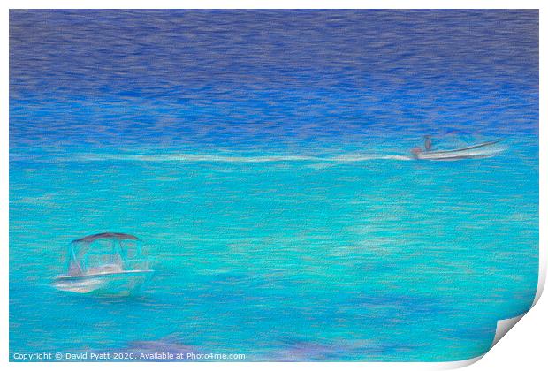 Barbados Aqua Art Print by David Pyatt
