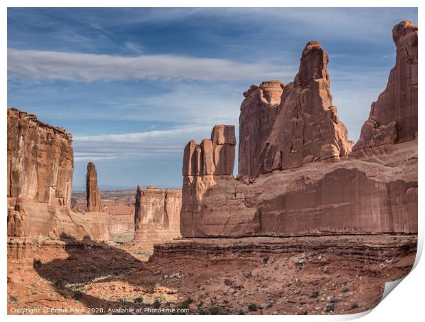 Capitol Reef National Monument scenic view, Utah Print by Frank Bach