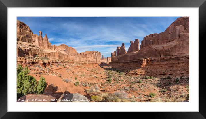 Capitol Reef National Monument scenic view, Utah Framed Mounted Print by Frank Bach