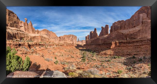 Capitol Reef National Monument scenic view, Utah Framed Print by Frank Bach