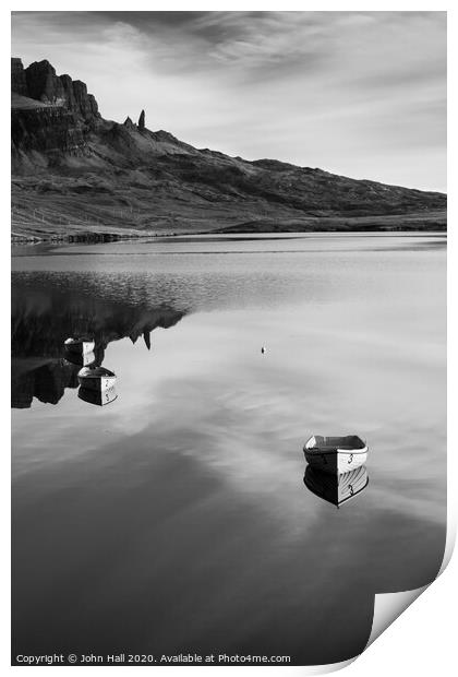 The Old Man of Storr Print by John Hall