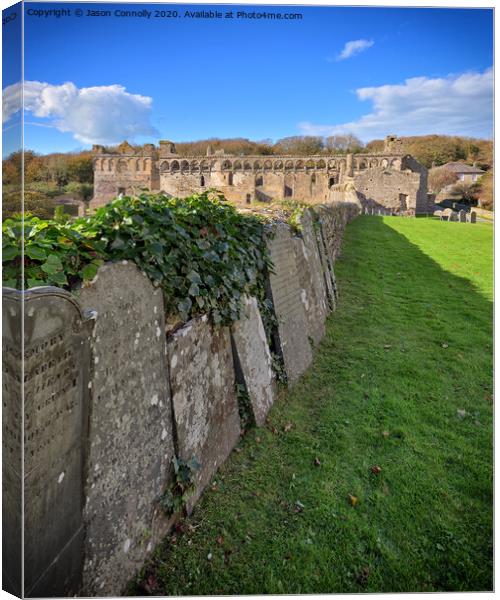 St David's Bishop's Palace Canvas Print by Jason Connolly